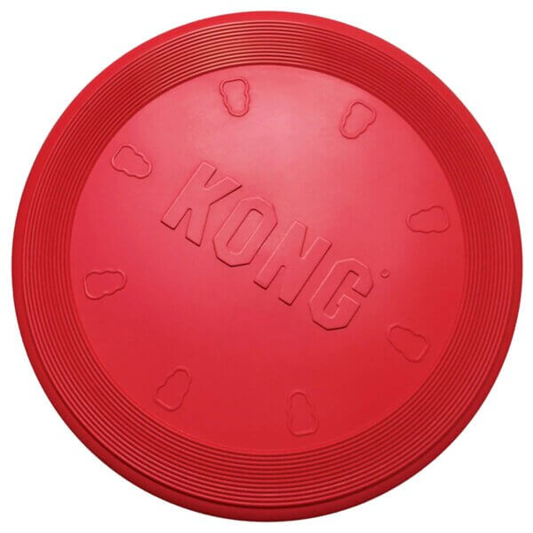 Frisbee pour chien  KONG - 23 cm – Jouet Durable et Flexible pour Chiens