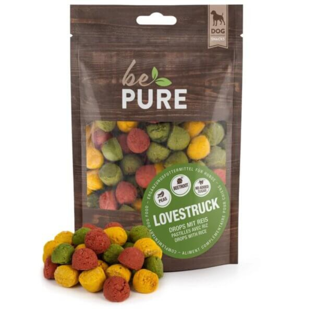 BePure Lovestruck aux petits pois et à la betterave pour chiens - 200g