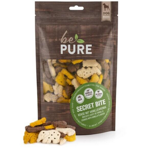 BePure Secret Bite – Biscuits goût vanille pour chiens - 500 g