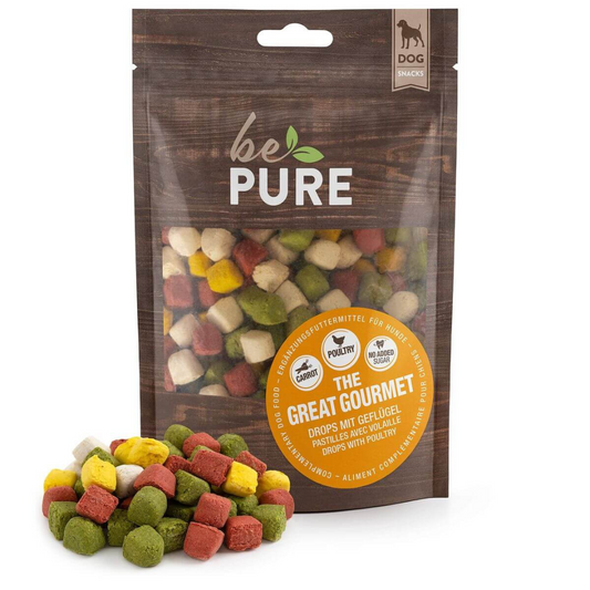 BePure The Great Gourmet – Friandises à la Volaille pour Chiens (200g)